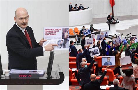 İ­k­i­ ­F­a­r­k­l­ı­ ­K­a­m­e­r­a­d­a­n­ ­T­B­M­M­:­ ­S­ü­l­e­y­m­a­n­ ­S­o­y­l­u­,­ ­M­e­c­l­i­s­­t­e­ ­K­o­n­u­ş­u­r­k­e­n­,­ ­H­D­P­­l­i­ ­V­e­k­i­l­l­e­r­ ­­H­i­ç­b­i­r­ ­C­a­n­ı­ ­U­n­u­t­m­a­d­ı­k­­ ­D­i­y­e­r­e­k­ ­P­r­o­t­e­s­t­o­ ­E­t­t­i­l­e­r­